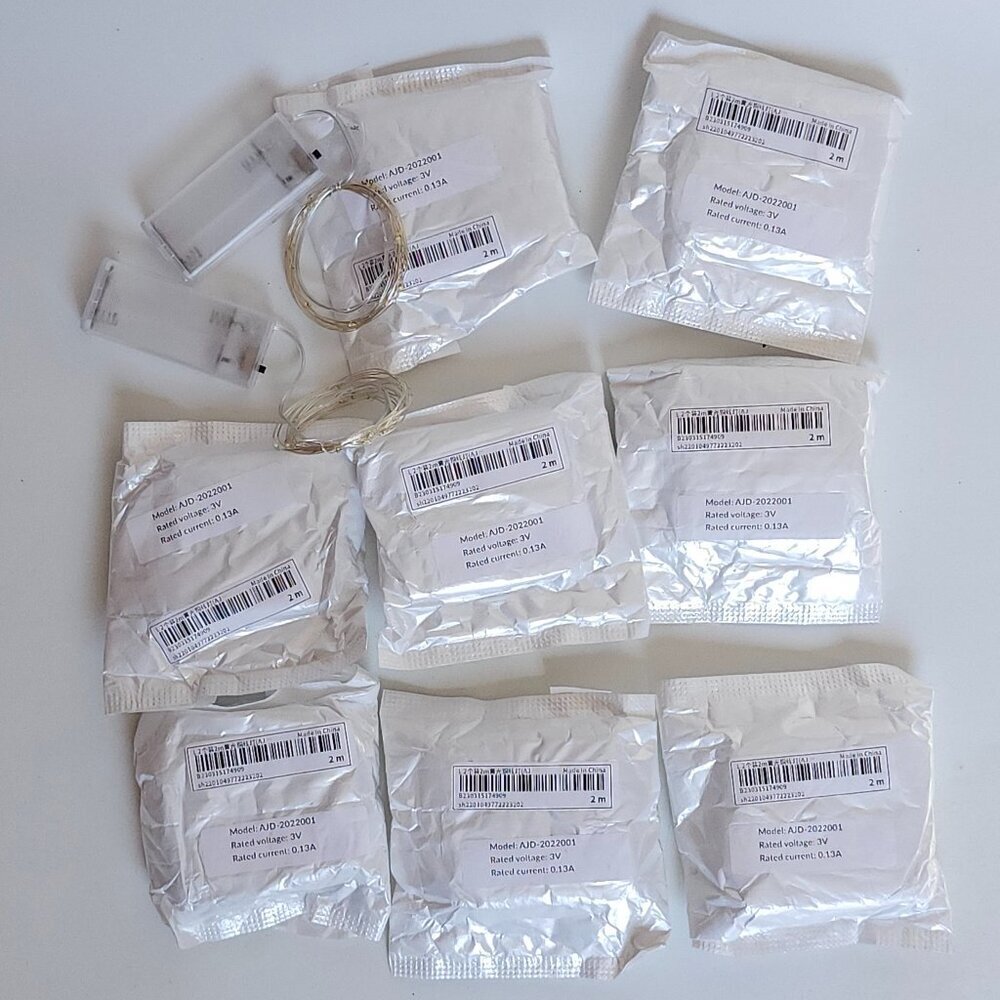 STRING LIGHTS LOT OF 10 Packs WEDDING BIRTHDAY PARTY CELEBRATION Firefly Jar